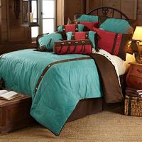 Cheyenne Turquoise King Comforter Set