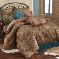 San Angelo Teal King Comforter Set