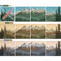 Rocky Mountain Wrap Canvas - Beige/Left