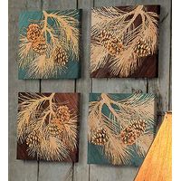 Western Pines Wrapped Canvases by Persis Weirs