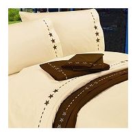 Embroidered Star Sheets-Full