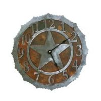 Texas Star Clock-Medium