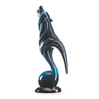Howling Wolf - Sapphire Sculpture