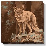 Red Rock Canyon - Coyote Wrapped Canvas Art