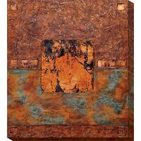 Earth & Fire II Wrappped Canvas Art Print