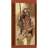 Native of the Mountains - Mountain Man Wrapped Canvas Art Print
