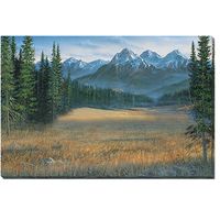 Rocky Mountain - Mountains Wrapped Canvas Art