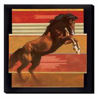 The Rank One - Wild Horse Wrapped Canvas Print
