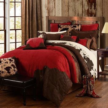 Red Rodeo Full Comforter Set