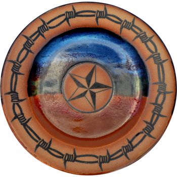 Barbed Texas Star in Azulscape Place Setting