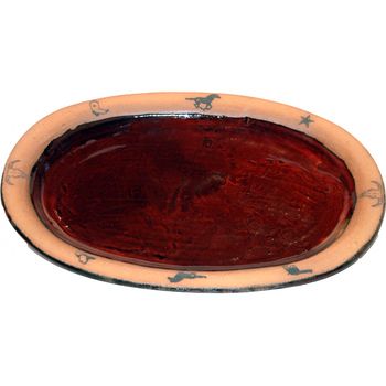New Western Large Oval Platter