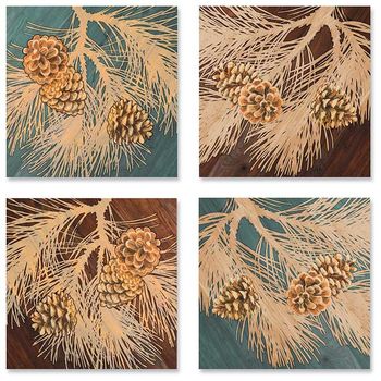 Western Pines Wrapped Canvases by Persis Weirs