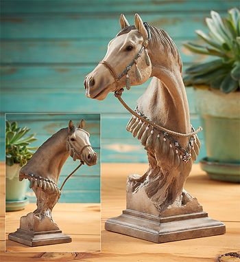 Dapper - Gray Horse Sculpture