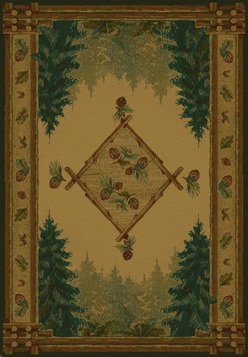 Forest Trail Lodge Rug