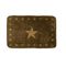 Stars Accented Bath Rug in Chocolate 30" x 50"