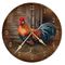 Leghorn - Rooster Nature Round Clock