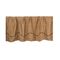 Tan Faux Suede Barbwire Valance