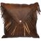 Harness Leather Pillow with Flap
