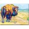 Changing Time - Bison Extra Large Wrapped Canvas
