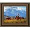 End of the Day - Cowboys Framed Canvas Art Print