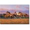 Sunset Cruise - Horses Wrapped Canvas