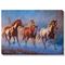 Twilight - Horses Wrapped Canvas Art Print